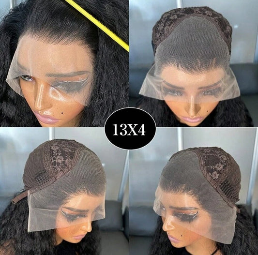 Long Wavy Water Kanekalon Heat Resistant Wig - Human Blend